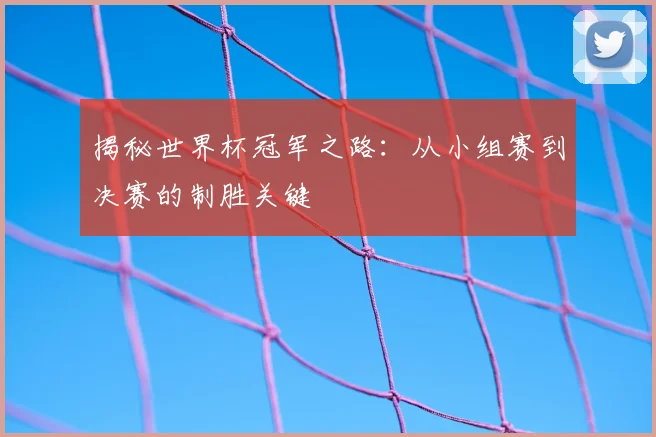 揭秘世界杯冠军之路：从小组赛到决赛的制胜关键